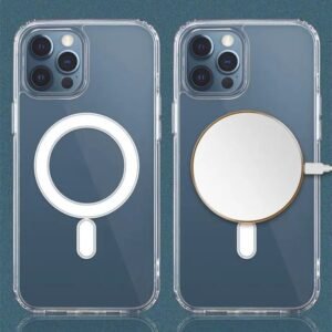 TPU Acrylic Magnetic Case Clear Back