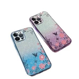 Fashion Glitter 2-in-1 Flower Case