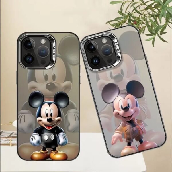 2 Frosted Mickey Cute Cartoon Case in design 4 and 2